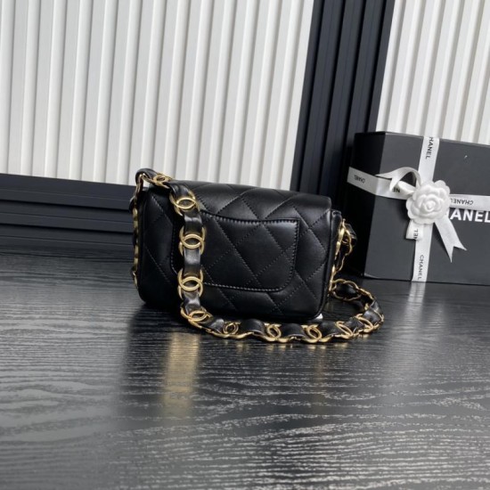 Fake Small Chanel Lambskin Flap Bag AS5174 Replica