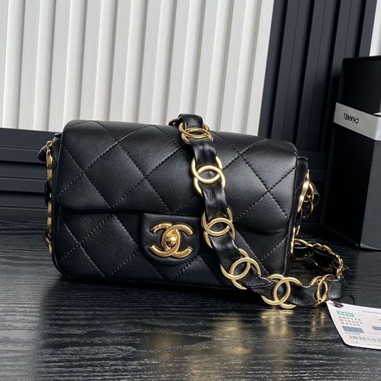 Fake Small Chanel Lambskin Flap Bag AS5174 Replica