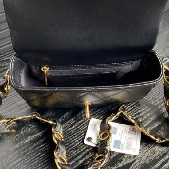 Fake Small Chanel Lambskin Flap Bag AS5174 Replica