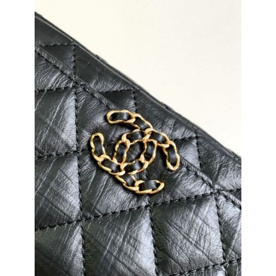 Replica Small Chanel Shoulder Bag Black AS6427
