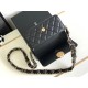 Replica Small Chanel Shoulder Bag Black AS6427