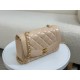 Replica Vintage Chanel Lambskin Flap Bag Beige A2221