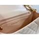 Replica Vintage Chanel Lambskin Flap Bag Beige A2221