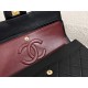 Replica Vintage Chanel Lambskin Flap Bag Black A2220