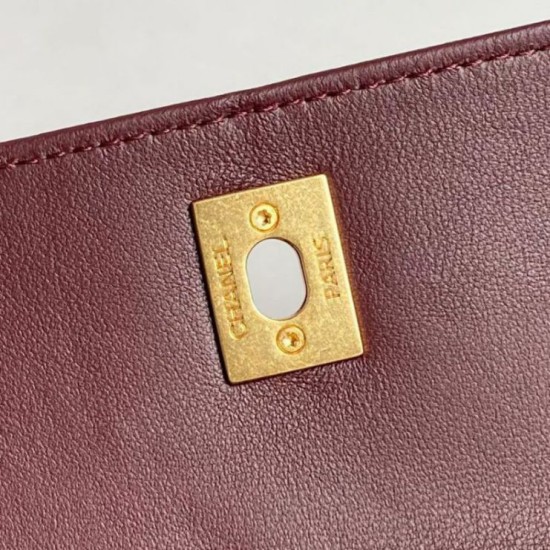 Replica Chanel 24B Clutch With Chain Vanity AS5038/AS5036 Burgundy