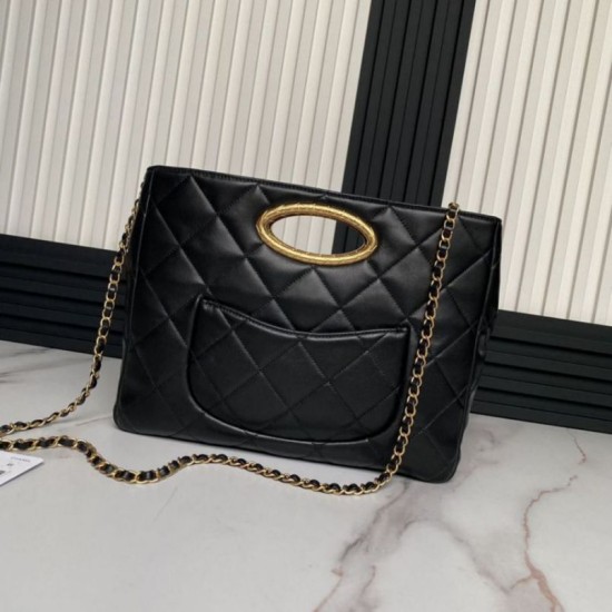 Replica Chanel 24B Clutch With Chain Vanity AS5038/AS5036 Black