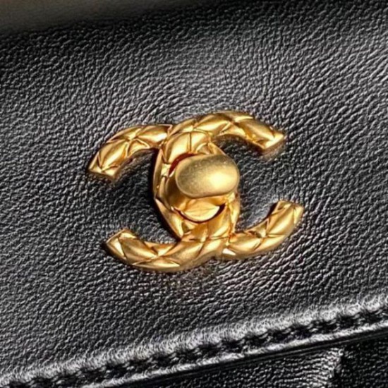 Replica Chanel 24B Clutch With Chain Vanity AS5038/AS5036 Black