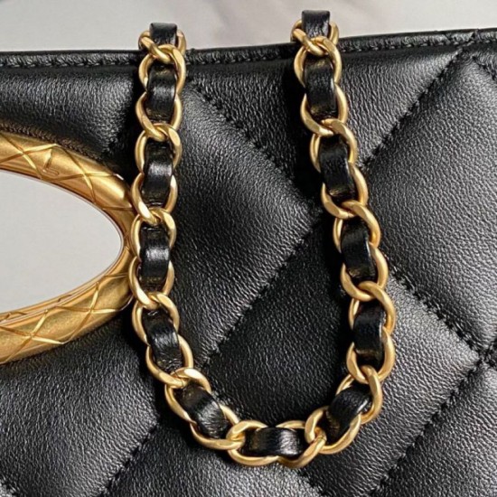 Replica Chanel 24B Clutch With Chain Vanity AS5038/AS5036 Black