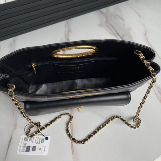 Replica Chanel 24B Clutch With Chain Vanity AS5038/AS5036 Black