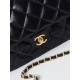 Replica Chanel 24B Gold Chain Handle Bag AS5043 Black