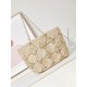 Replica Chanel Maxi Shopping Raffia Coco Beach Bag AS4576 Beige