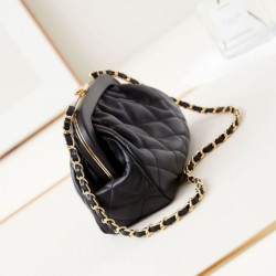 Fake Chanel Clutch AS4717 Crossbody Handbags Black Replica
