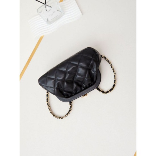 Fake Chanel Clutch AS4717 Crossbody Handbags Black Replica