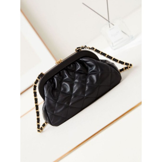 Fake Chanel Clutch AS4717 Crossbody Handbags Black Replica