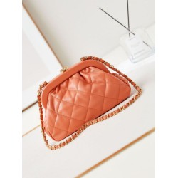 Fake Chanel Clutch AS4717 Crossbody Handbags Orange Replica