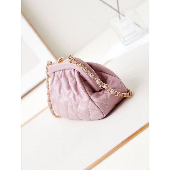 Fake Chanel Clutch AS4717 Crossbody Handbags Pink Replica