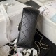 Fake Chanel 23P Small Flap Bag AS4140 Black Replica