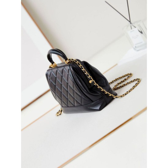 Replica Chanel Small Bag With Top Handle AS4959 Black