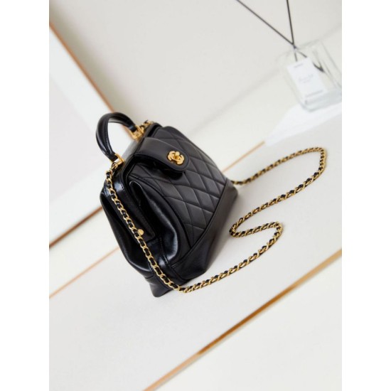 Replica Chanel Small Bag With Top Handle AS4959 Black
