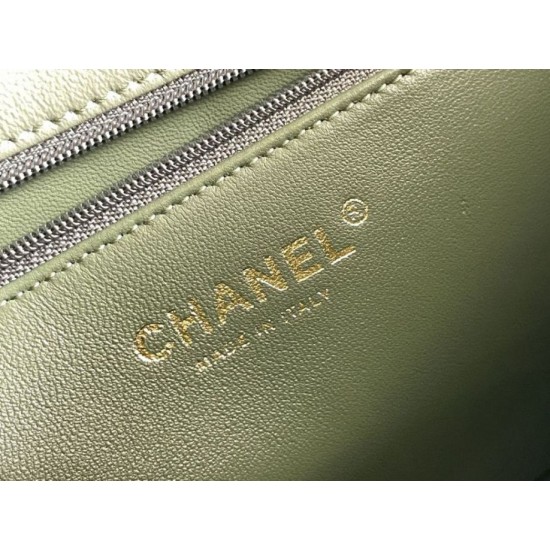 Replica Chanel Mini flap bag with top handle Bag AS5043/AS5032 Green