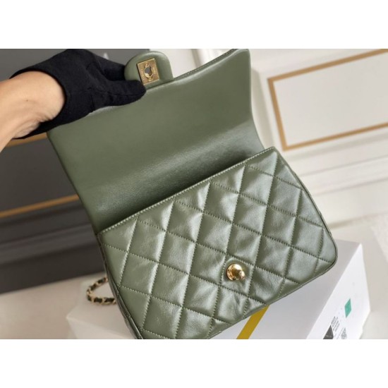 Replica Chanel Mini flap bag with top handle Bag AS5043/AS5032 Green
