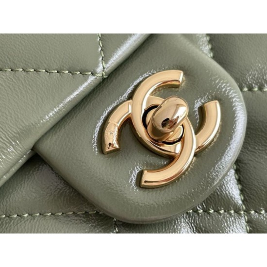Replica Chanel Mini flap bag with top handle Bag AS5043/AS5032 Green