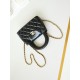 Replica Chanel 23K Kelly Mini shopping bag AS4416 Black