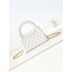 Replica Chanel 23K Kelly Mini shopping bag AS4416 White