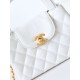 Replica Chanel 23K Kelly Mini shopping bag AS4416 White