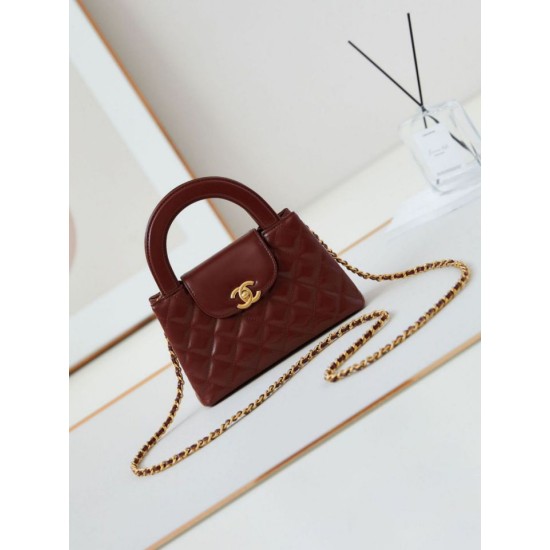 Replica Chanel 23K Kelly Mini shopping bag AS4416 Red