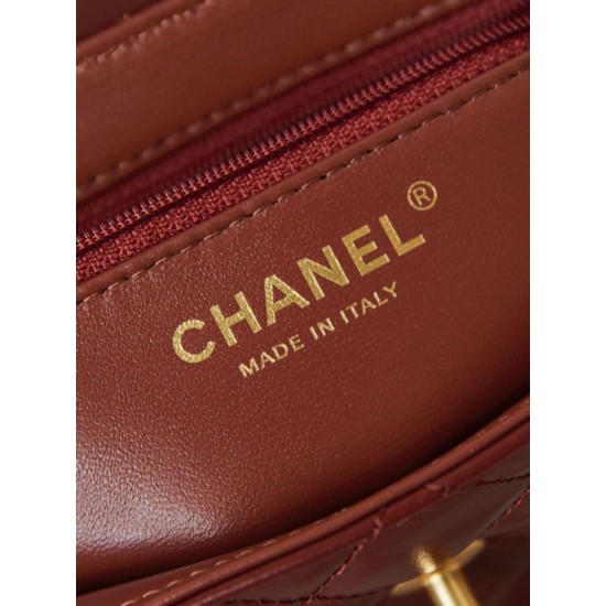 Replica Chanel 23K Kelly Mini shopping bag AS4416 Red