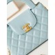 Replica Chanel 23K Kelly Mini shopping bag AS4416 Light Blue
