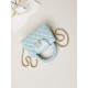 Replica Chanel 23K Kelly Mini shopping bag AS4416 Light Blue