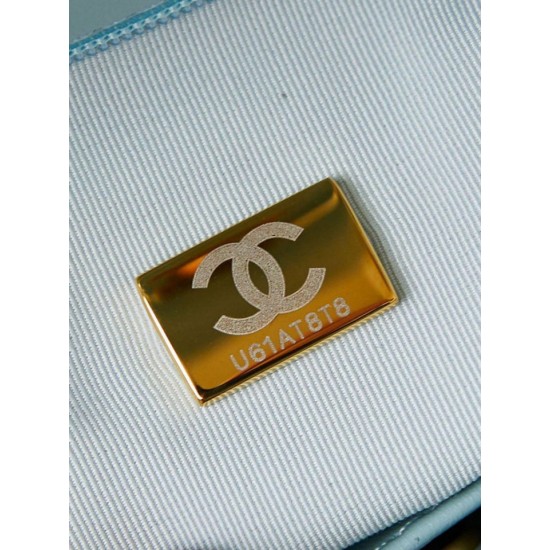 Replica Chanel 23K Kelly Mini shopping bag AS4416 Light Blue