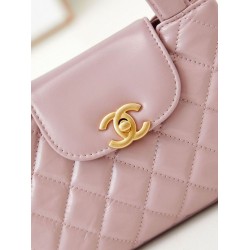 Fake Chanel 23K Kelly Mini shopping bag AS4416 Pink Replica