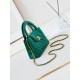 Fake Chanel 23K Kelly Mini shopping bag AS4416 Green Replica