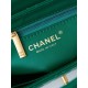 Fake Chanel 23K Kelly Mini shopping bag AS4416 Green Replica