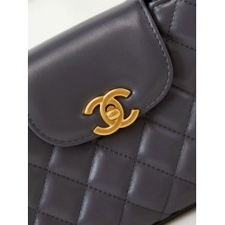 Replica Chanel 23K Kelly Mini shopping bag AS4416 Dark Gray