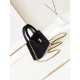 Replica Chanel 23K Kelly Mini shopping bag AS4416 Wool Black