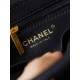 Replica Chanel 23K Kelly Mini shopping bag AS4416 Wool Black