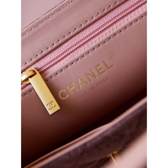Replica Chanel 23K Kelly Mini shopping bag AS4416 Wool Burgundy