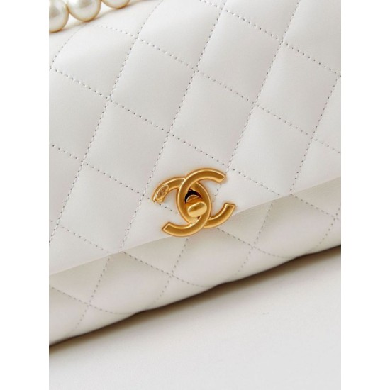 Replica Chanel Flap Chain Bag AS4997 White