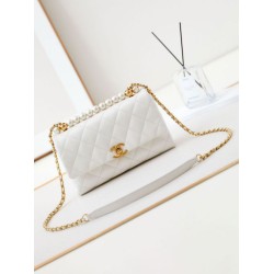 Replica Chanel Flap Chain Bag AS4997 White