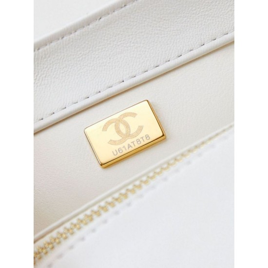 Replica Chanel Flap Chain Bag AS4997 White