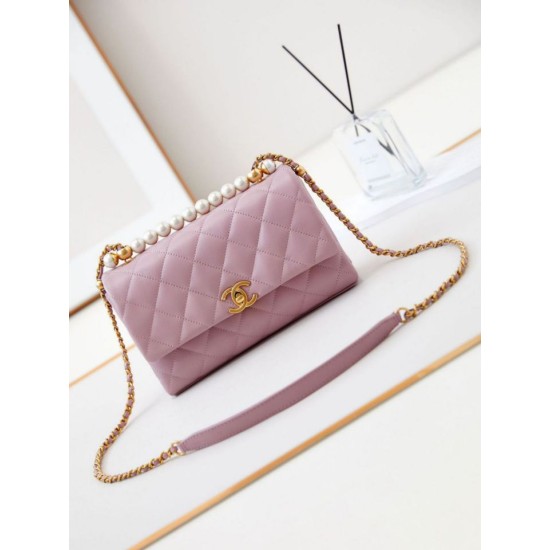 Fake Chanel Flap Chain Bag AS4997 Pink Replica
