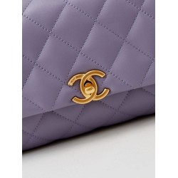 Fake Chanel Flap Chain Bag AS4997 Purple Replica