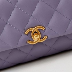 Fake Chanel Flap Chain Bag AS4997 Purple Replica