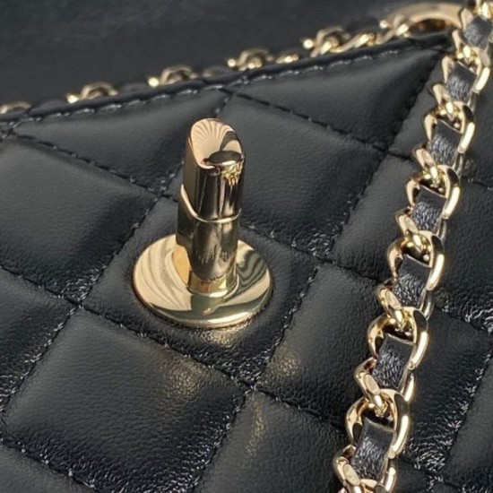 Replica Chanel Woc 24B Trendy CC Flap Bag AP4184 Black