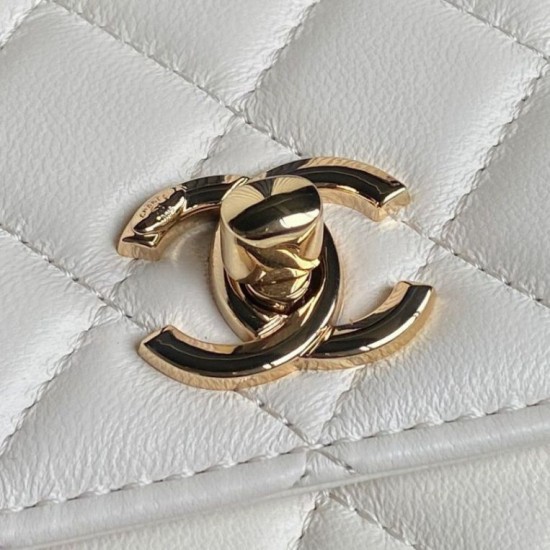 Replica Chanel Woc 24B Trendy CC Flap Bag AP4184 White