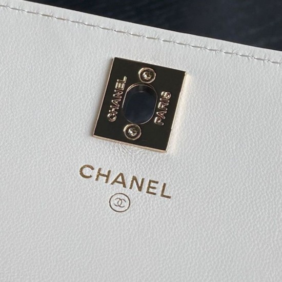 Replica Chanel Woc 24B Trendy CC Flap Bag AP4184 White